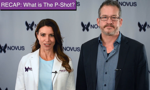Stephanie Wolff with David Dumbroski in a Youtube video talks about The P-Shot