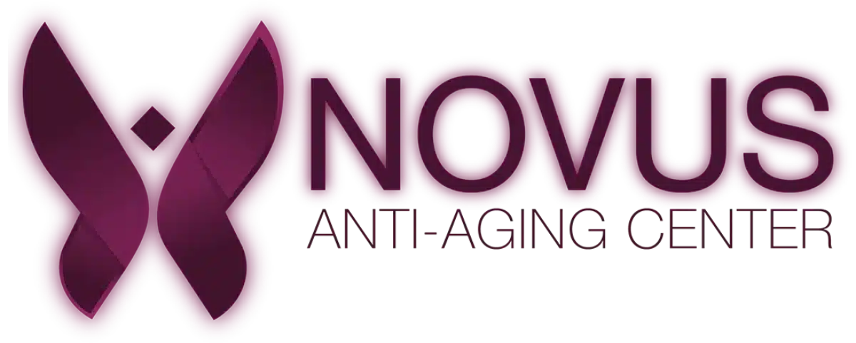 novus logo purple